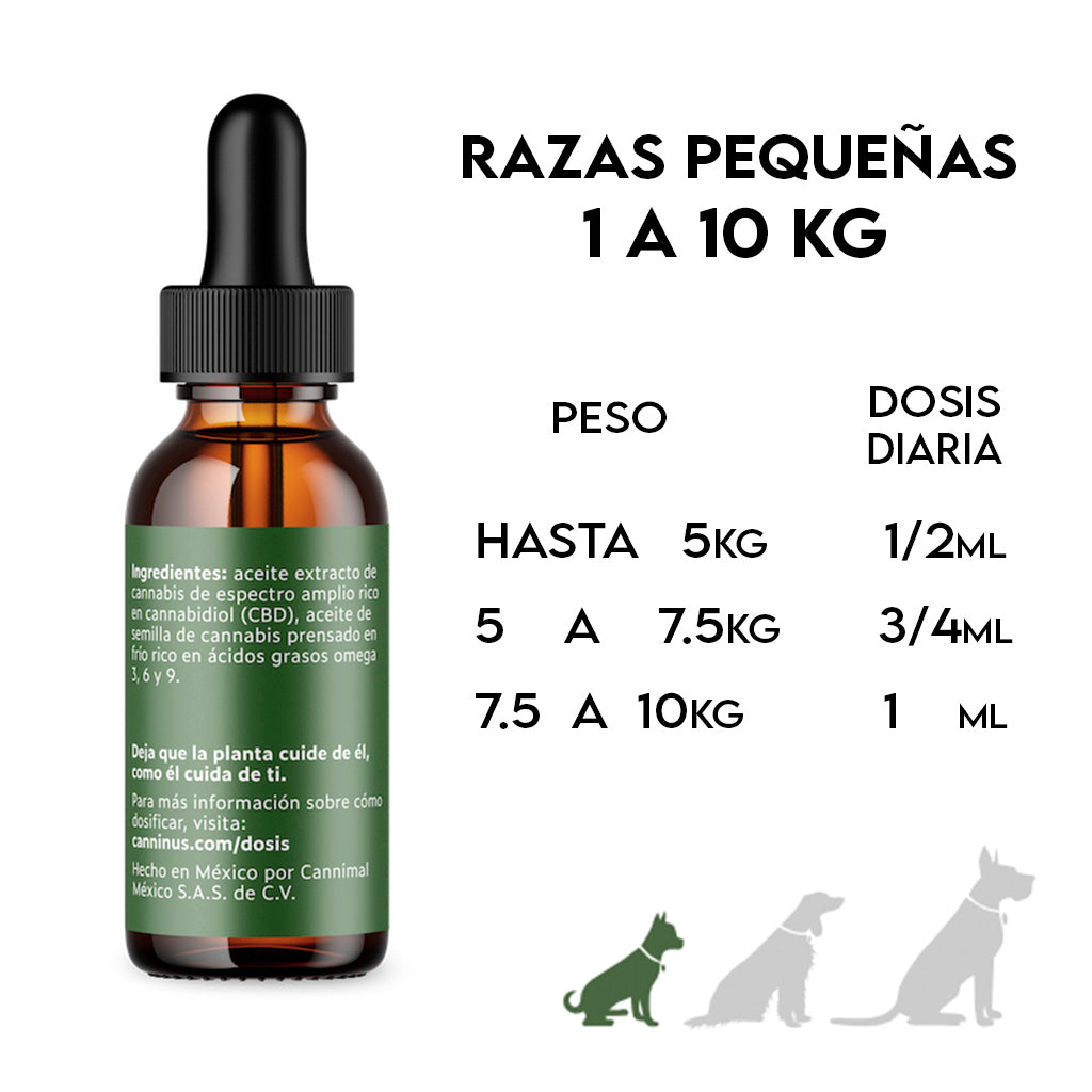 CBD Pet |  Tinturas Razas pequeñas